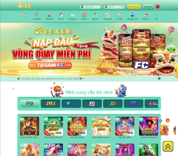 Nền tảng cá cược trực tuyến 6789 hiện đại và an toàn